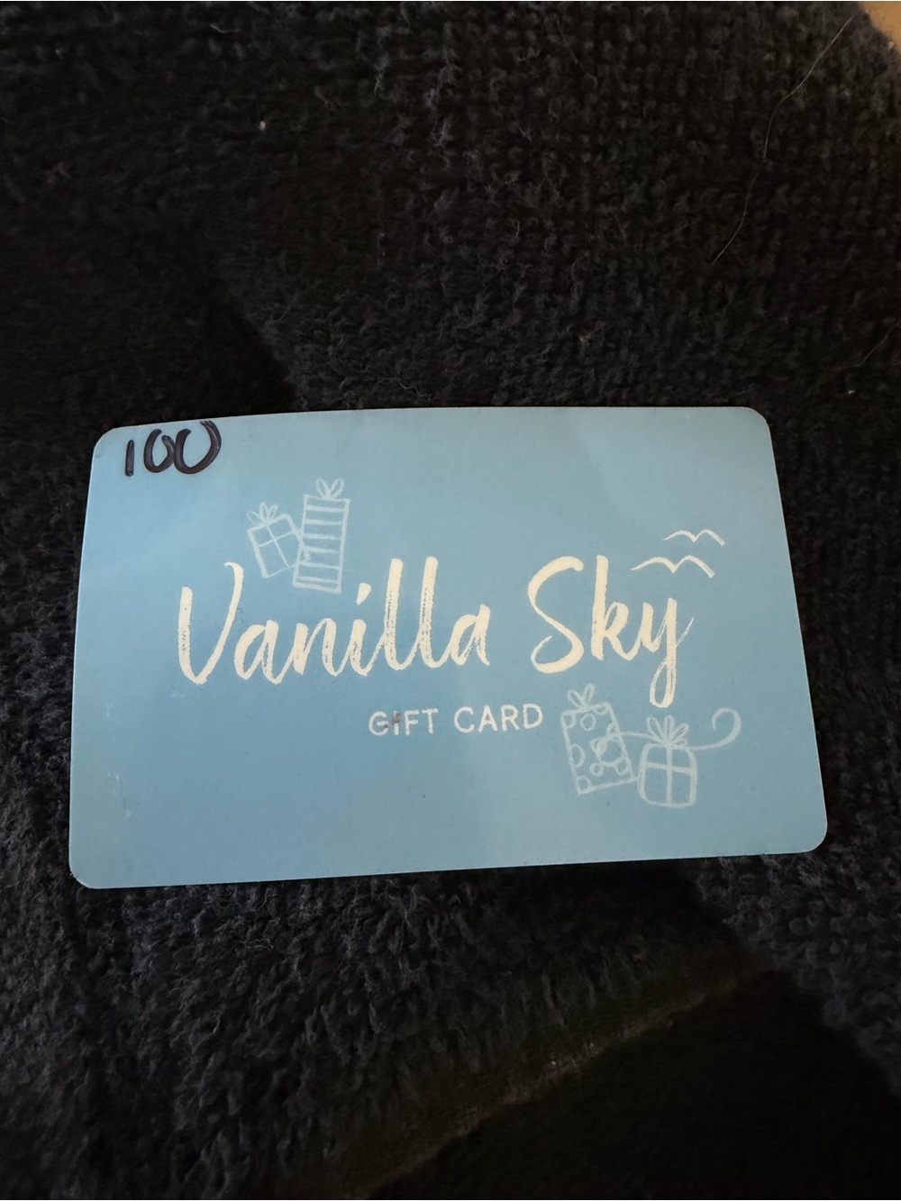 Vanilla Sky Gift Card - Light Blue